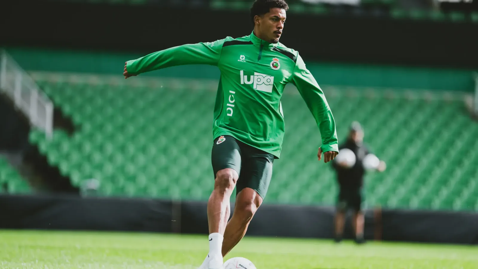 Pedro Felipe en un momento del entrenamiento antes de retirarse.